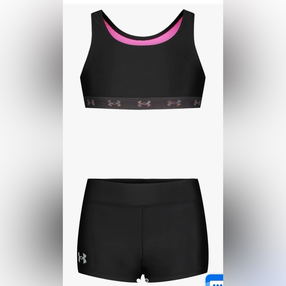 Girls' UA Two Piece Swim Short Set (Little Kid)